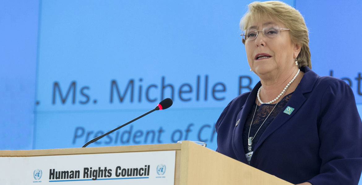 Michelle Bachelet, UN High Commissioner for Human Rights