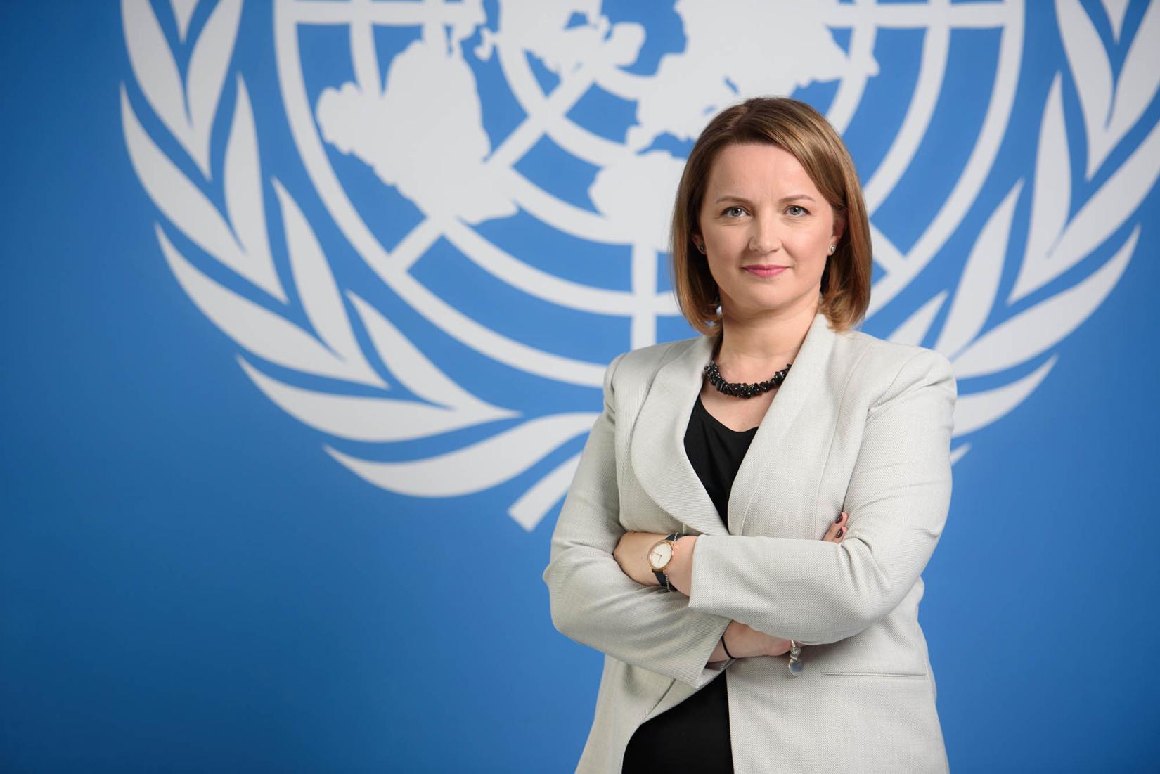 The UN Resident Coordinator in Belarus Joanna Kazana-Wisniowiecki