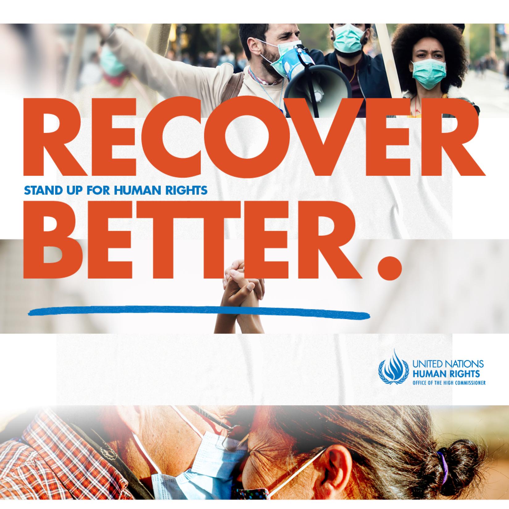 Recover better - slogan of the Human Rights Day 2020
