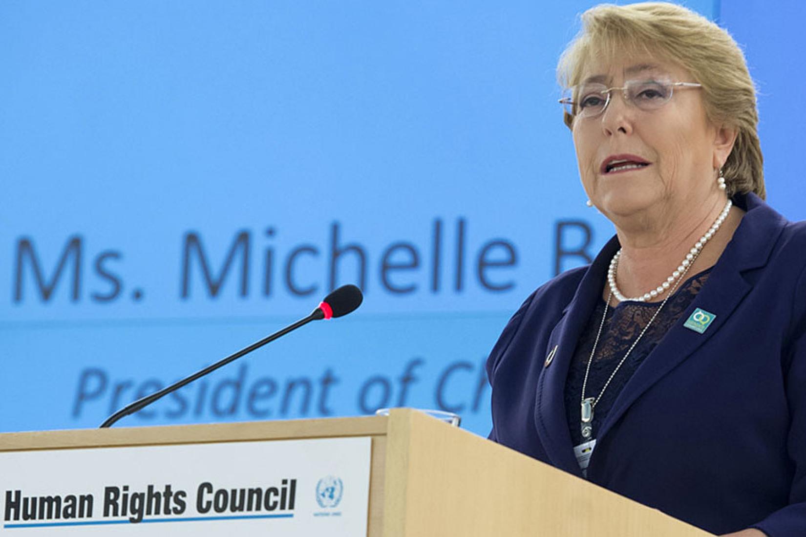 Верховный комиссар ООН по правам человека Мишель Бачелет 