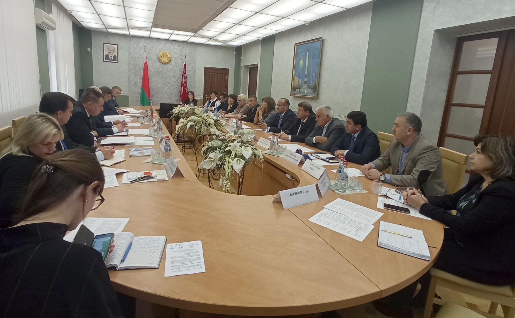 Встреча в Министерстве внутренних дел Республики Беларусь.